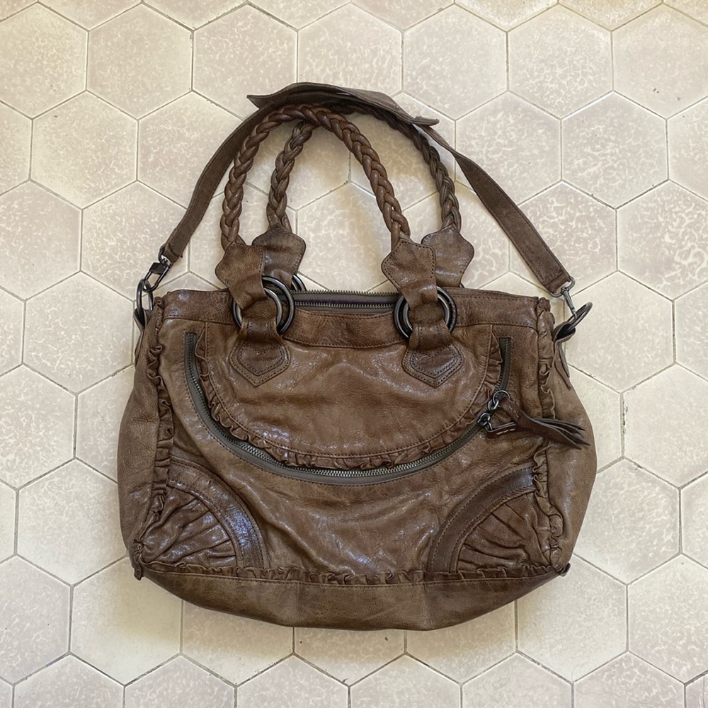Treesje leather handbag. Like new condition.